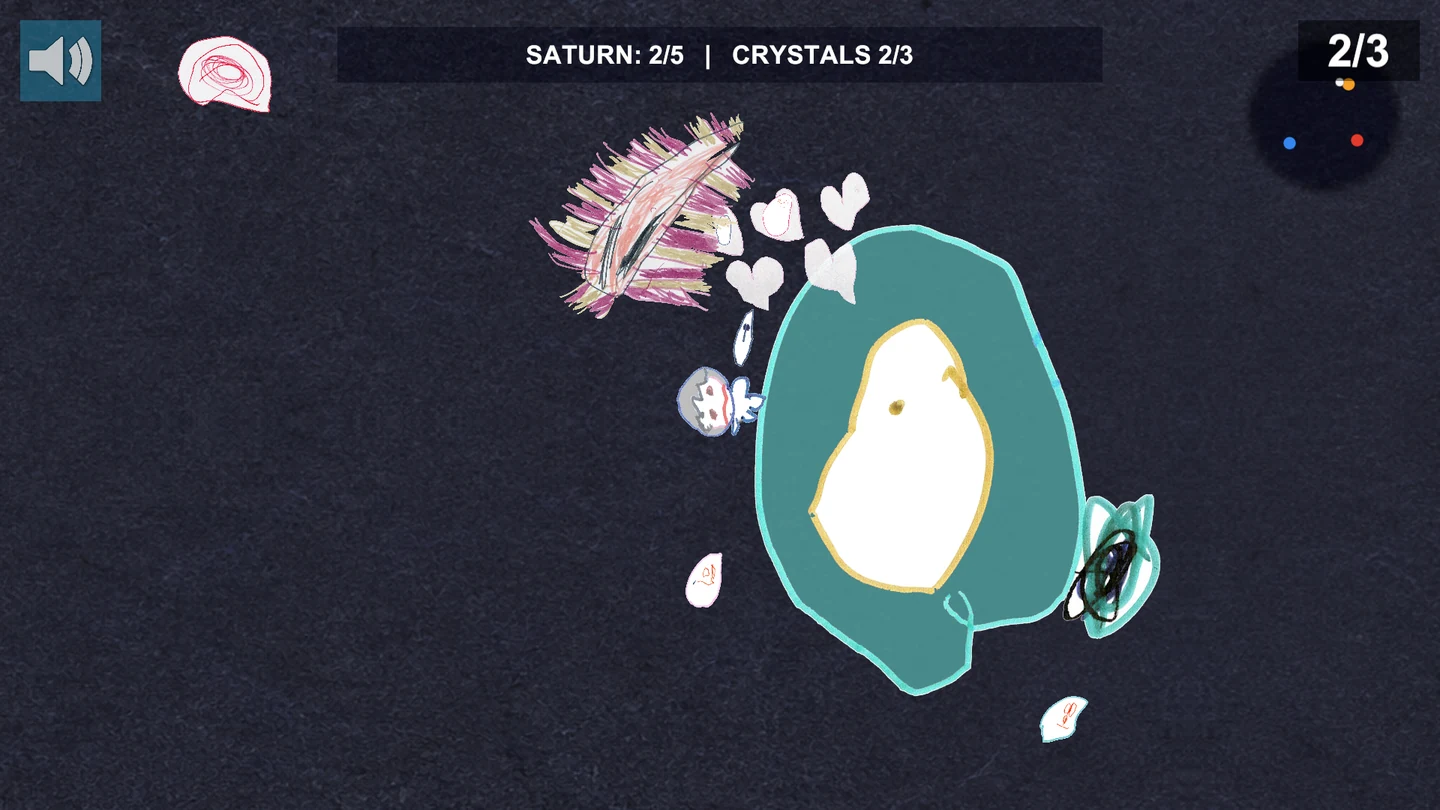 Astronaut Dad explores a colorful planet in space